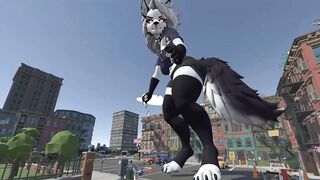 Giantess Loona Rips Ass Over the City! (Helluva Boss, Giantess, Fart)