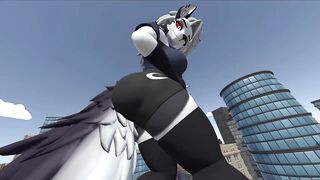 Giantess Loona Rips Ass Over the City! (Helluva Boss, Giantess, Fart)