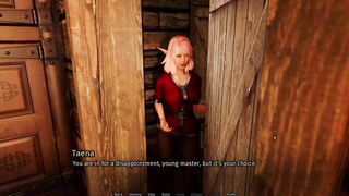 A house in the rift - Lustful blonde elf being mated