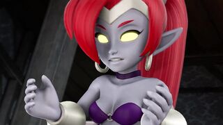 Futa Shantae Jerks Off Her Big Wiener