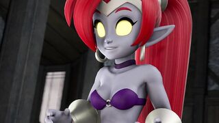 Futa Shantae Jerks Off Her Big Wiener