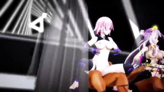 MMD Lamb Sex Dance- Mash & BB