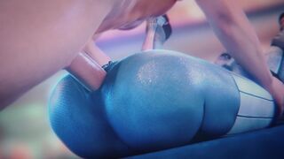 Liara gets an Anal Creampie