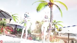 MMD R18 Miku and Sirius Cinnamons X Evening Cinema - Summer