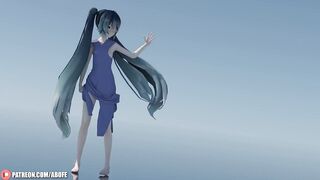 Miku in VRay with additional cam l Crab Rave