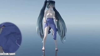 Miku in VRay with additional cam l Crab Rave