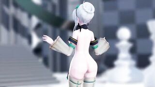 MMD Haku gokuraku jodo