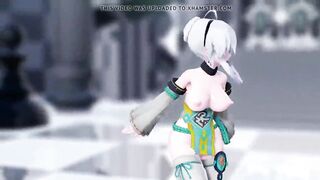 MMD Haku gokuraku jodo