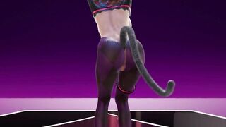 R18-MMD Overwatch Dva Black Cat 3D Erotic Hot Dance