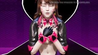 R18-MMD Overwatch Dva Black Cat 3D Erotic Hot Dance