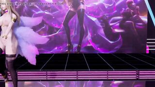 R18-MMD Lupin Ahri Nude Erotic Dance Uncensored 3D