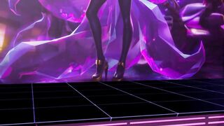 R18-MMD Lupin Ahri Nude Erotic Dance Uncensored 3D