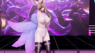 R18-MMD Lupin Ahri Nude Erotic Dance Uncensored 3D