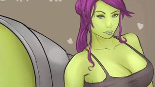 Jedi fleshlight drawing time-lapse by Berrythelothcat