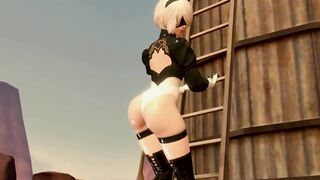 NieR Automata 2B HMV (AOA - Good Luck) by EmperorZurg