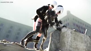 NieR Automata 2B HMV (AOA - Good Luck) by EmperorZurg