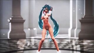 MMD Blue Hair Cutie for Valentines GV00097