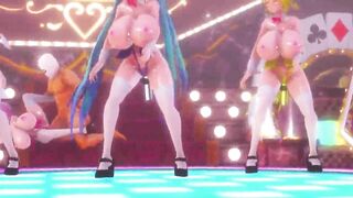 MMD Heart Disturbance - MIKU, TETO, RIN, LUKA, HAKU