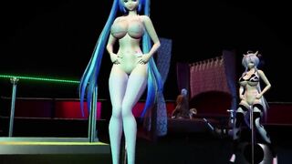 MMD - MIKU HAKU NERU Sex and Cumshot