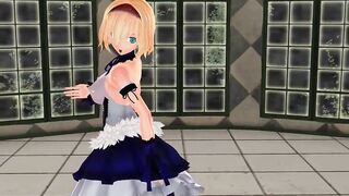 MMD Sexy Blondie and BigDaddy in the Champagne Room GV00142