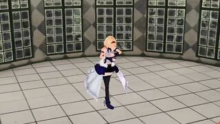 MMD Sexy Blondie and BigDaddy in the Champagne Room GV00142