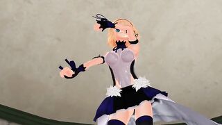 MMD Sexy Blondie and BigDaddy in the Champagne Room GV00142