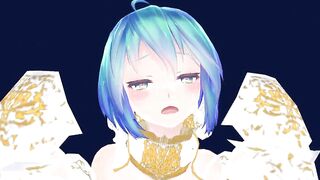 MMD Blue Hair Cutie Gaping Pussy & Ass Views POV GV00187