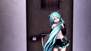 MMD Blue Hair Cutie Sex Toy Anal Gang Bang Creampie GV00184