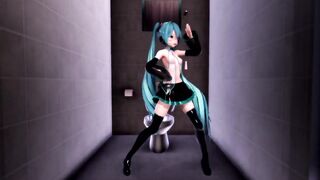 MMD Blue Hair Cutie Sex Toy Anal Gang Bang Creampie GV00184