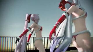 MMD - new thang - Haku-Luka